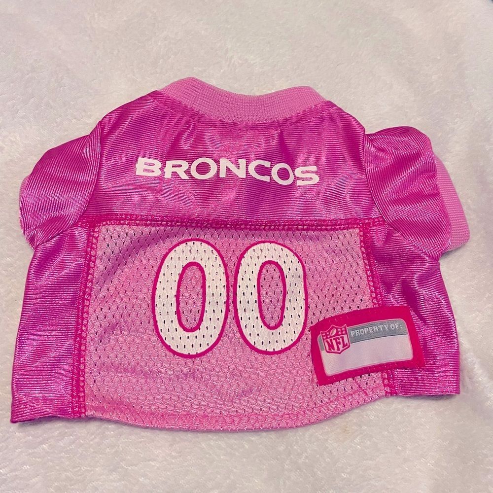 Official NFL Denver Broncos Pet Jersey ~ Jersey XS